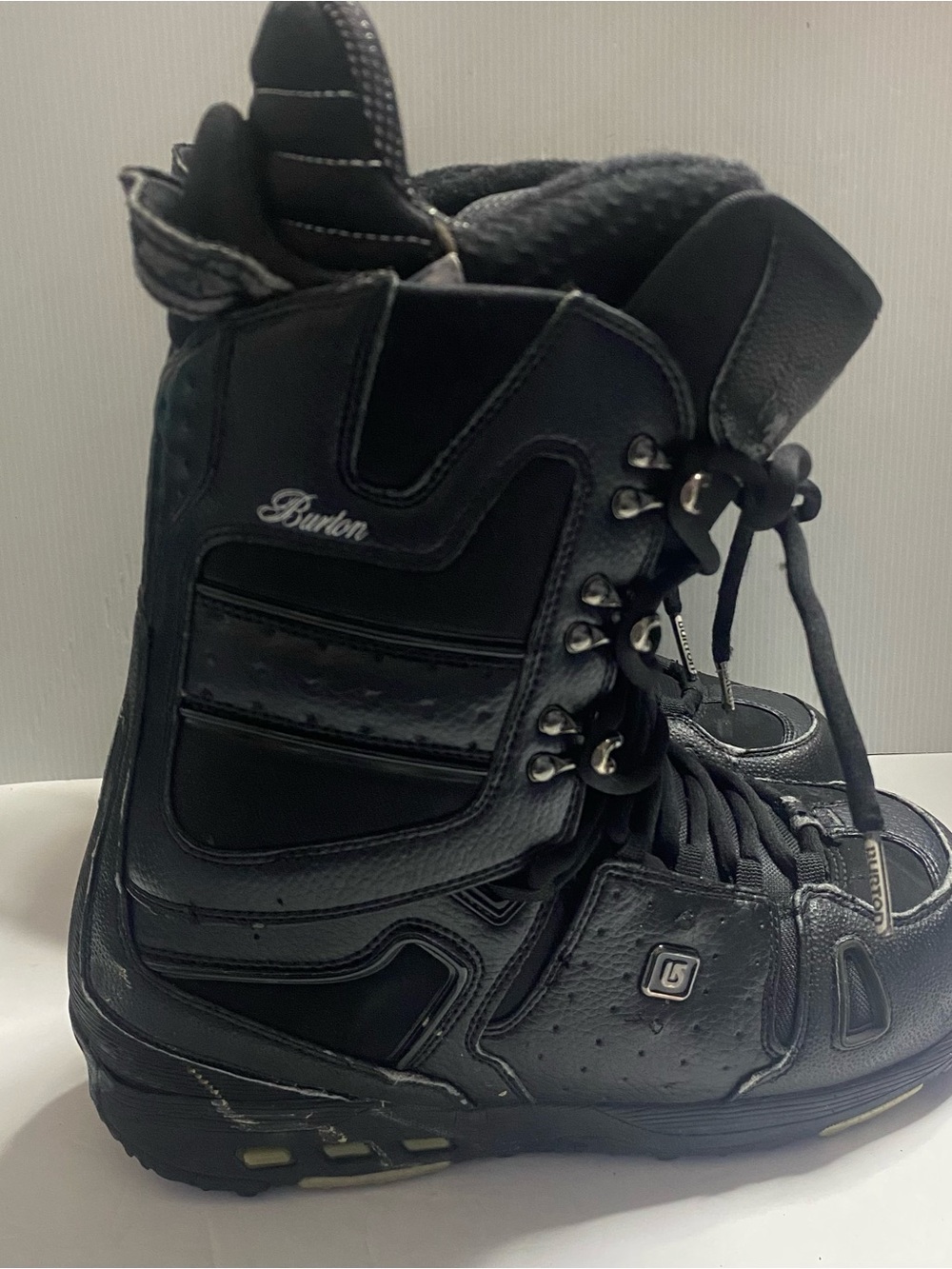Burton Men's Black Lace-Up Snowboard Boots size 11